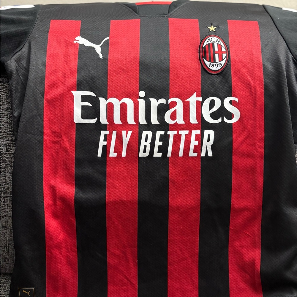 Puma Black and Red Sports Jersey